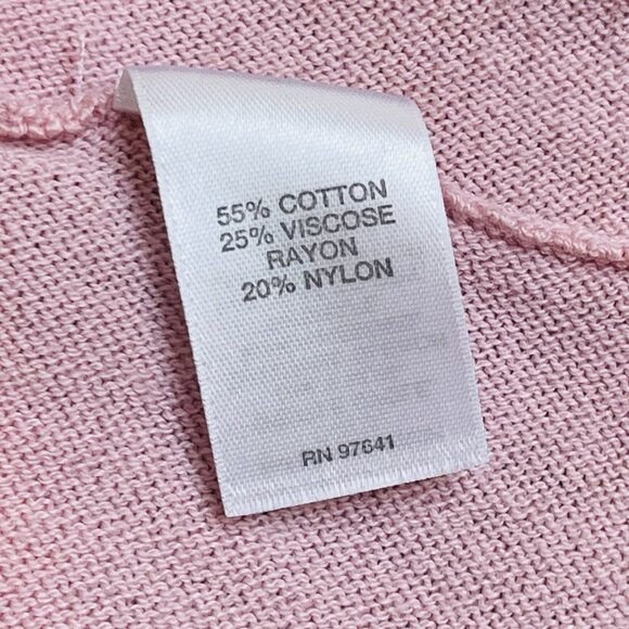 J Jill Womens XS Pink Oversized Knit Tunic Sweater Party Classic Lagenlook - Picture 5 of 9